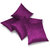 Plain Purple Cushion Covers 40 X 40 Cms-5 Pcs Set (ZEPLAIN5)