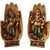 JaipurCrafts Lord Ganesha  Goddess Laxmi In Hand Showpiece  -  22.86 cm (Stoneware, Multicolor)