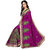 SuratTex Purple Silk Embroidered Saree With Blouse