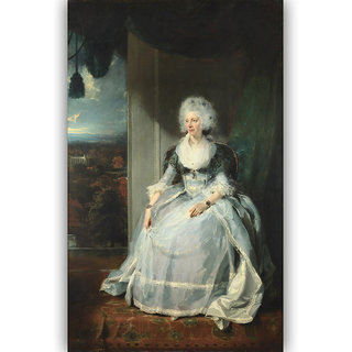 Vitalwalls Queen Charlotte Canvas Art Print.-Figure-236-60cm
