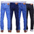 PCL Marketing Pack of 4 Men's Multicolor Slim Fit Jeans