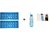 combo offer - Ice Tray Pack of 2 + 1Bottle - Fridge / Water Bottle - Blue Color