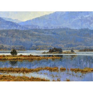 Vitalwalls Landscape Canvas Art Print On Pure Wooden Framelandscape-532-F-30Cm)
