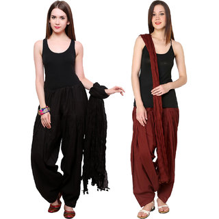 black patiala suit sleeveless