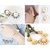 European  American Pearl Earrings,Pearl Bracelet,Flower Necklace -Combo Deal