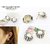 European  American Pearl Earrings,Pearl Bracelet,Flower Necklace -Combo Deal