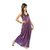 Fashion Zilla Purple Satin Nighty -2 Pcs. Set