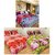 iliv Set of 3 designer 3D double bedsheets with 6 pillow covers