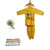 Indo Yellow Cotton Krishna Dress Set With Crown Peacock Feather  Flute
