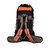 Attache 1023O Rucksack, Hiking Backpack 60Lts (Orange  Black) With Rain Cover