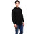 Dennis Lingo Mens Solid Casual Full Sleeves Slim fit Black Cotton Shirt-C2012