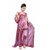 Fashion Zilla Mouve Satin Sleeveless Top with Pyjama With Gown 3Pcs Set