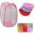 Easy Laundry Clothes Flexible Hamper Bag With Side Pocket - ESYLNDYBG