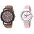 Evelyn Analog Leather Combo Watches for Lovely Couple - EVE-285-307