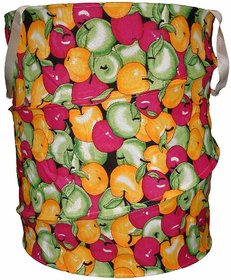 Multicolor Attractive Round Shape Foldable Big Laundry Bag - CNJHUBG