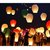 5pcs Corporate Quality Sky Lanterns Diwali Flyping Lamp Lanterns No Fireworks