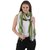 Combo- Multicolored Designer shawl & Green Stole-multigreennet10
