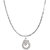 Om Jewells Sterling Silver Circle of Love pendant with CZ stones PD7900609C
