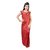 Fashion Zilla Maroon Satin Sleeveless Topn Netted Nighty With Gown