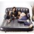 5 In 1 Air Sofa Cum Bed with Pump - Best quality product Black