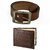 Brown Leatherite Belt For Men
