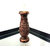 Onlineshoppee Wooden Antique Flower Vase With Hand Carved Design LxBxH-4x4x12in.