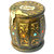 Onlineshoppee Wooden Drum Shape Money Bank Size-LxBxH-6x6x7 Inch