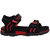 Sparx SS0106 Black  Red Trendy Floater For Kids