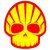 funny shell logo sticker for bikes and cars