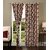 PHF 2 pc set multicolor polyester window curtains
