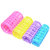 10 PCs Plastic Hair Curlers, Rollers and Hair Stylers - Large (25 mm)