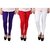 Stylobby Purple, Red And White Kids Legging Pack Of 3