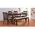 Deluca 6 Seater with Bench Dining Table Set