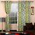 Home Castle Polyester Floral Multicolor Cotton Door Stitch Semi Transparent Curtain Feet For Bed Room (Combo Of 2)