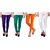 Stylobby Purple, Green, Orange And White Kids Legging Pack Of 4