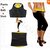 Sweat Neoprene fat loss Slim Body Shaper,Waist Belly thighs slimming gym 3pc set