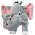 Deals India Multi-color Mother Elephant With 2 Babies Soft Toy - 38 Cm(2-5 Years,3-4 Years)