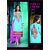 Manvaa Pleasing Blue  Pink Semi-Cotton Embroidered Dress MaterialKFL8103