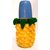 Pineapple fruit shape crochet baby bottle cover