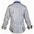 Blacksoul Mens Striped Casual Shirt cotton Material slim fit blue in color