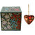 Craftuno Handcrafted Paper Mache Box  Heart Set