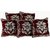 Home Castle set of 5 Premium Designer Floral Cushion Covers ( CC-HC-04)