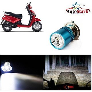 Buy Autostark H4 3Bright Light White Tvs Wego Motorbike Led Bulb