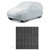 Autostarkdatsun Go+ Car Body Cover With Non Slip Dashboard Mat Multicolor