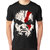 Foscous Black Color MenS Printed Cotton T-Shirt - Kratos