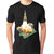 Foscous Black Color MenS Printed Cotton T-Shirt - Hectorpolis