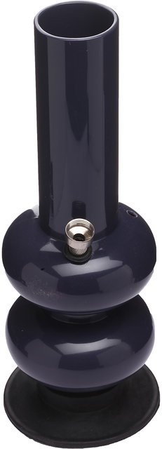 16 Inch Opeque Black Acrylic Smoking Water Pipe Bong