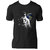 Foscous Black Color MenS Printed Cotton T-Shirt - Spaceman