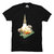 Foscous Black Color MenS Printed Cotton T-Shirt - Hectorpolis