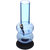 Moksha 16 Inch Tall Transparent Sky Blue 2 bulb Acrylic Bong. Tube Diameter 5cm